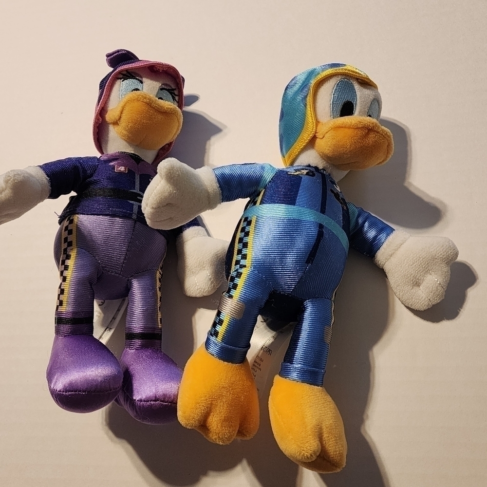 Donald Duck and Daisy plush toys Disney